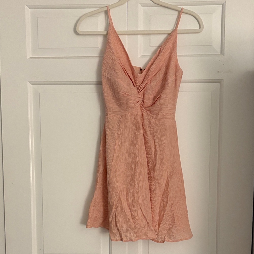 Peach Sleeveless Dress